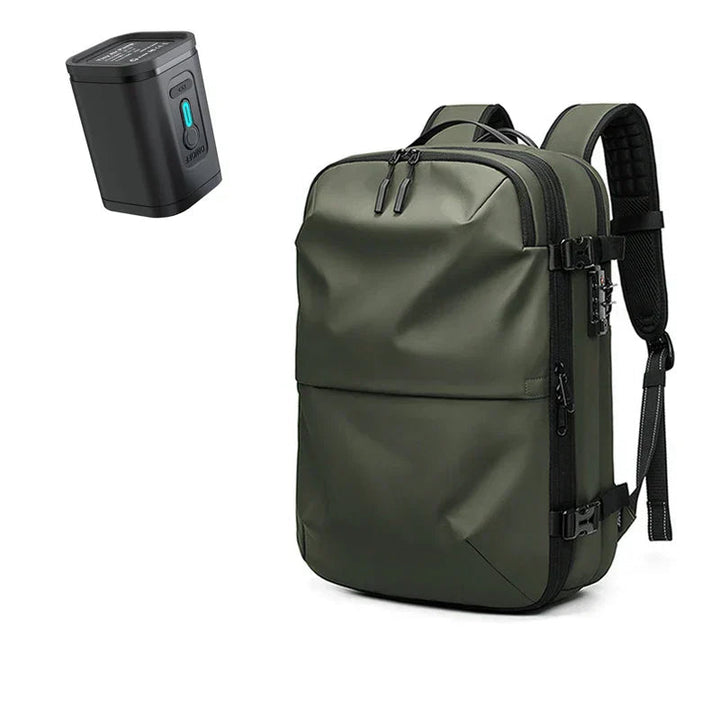 Packlite Slim – Vanntett kompresjonsryggsekk med USB-tilkobling for håndbagasje | Luvikno
