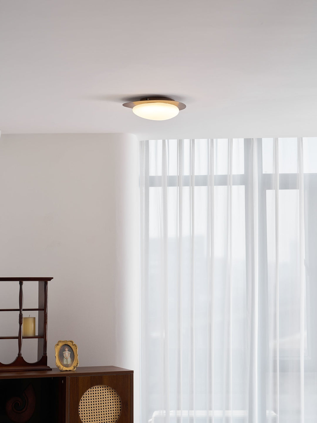Flush Mount Pebble Metal Ceiling Light | Luvikno