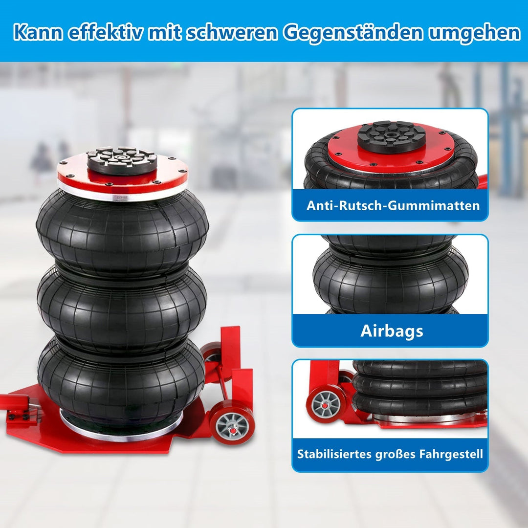 3T Pneumatisk Triple Bag Airjack | Luvikno