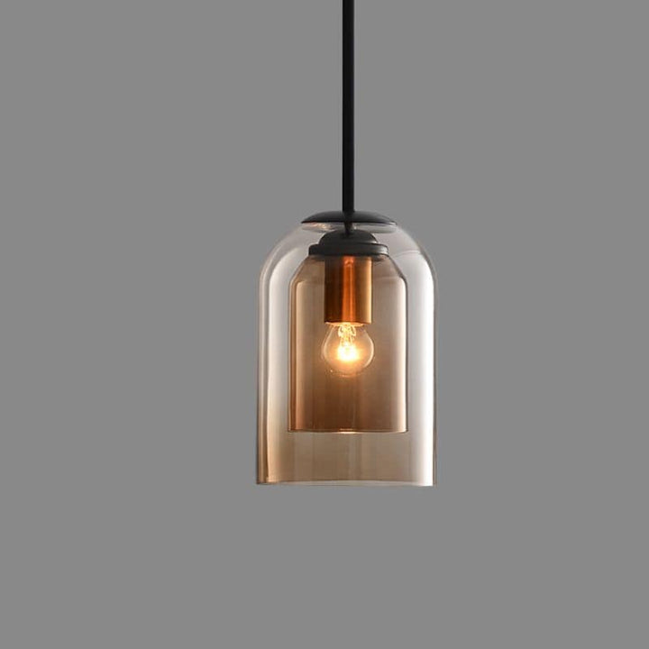 Dobbel glasspendellampe Luvikno