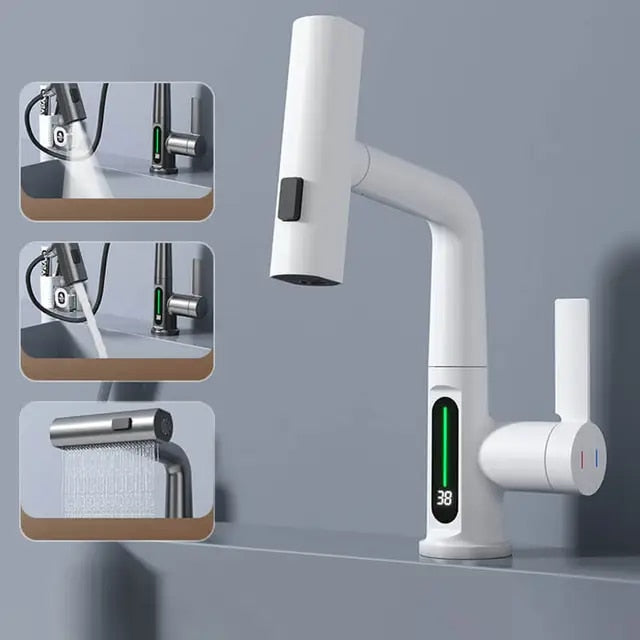 3-i-1 utvidbar intelligent vannfall | Luvikno