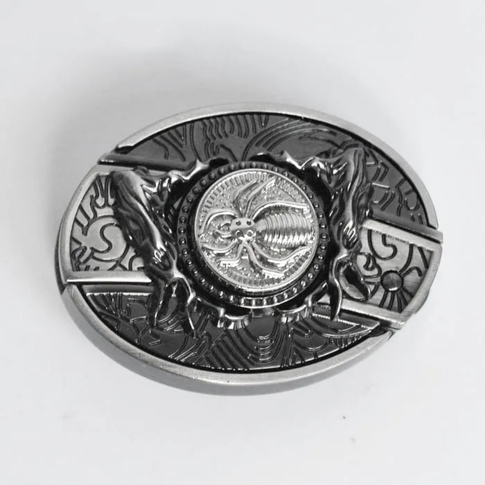 Herre Lær Punkbelte | Vintage-Metallspenne Designer