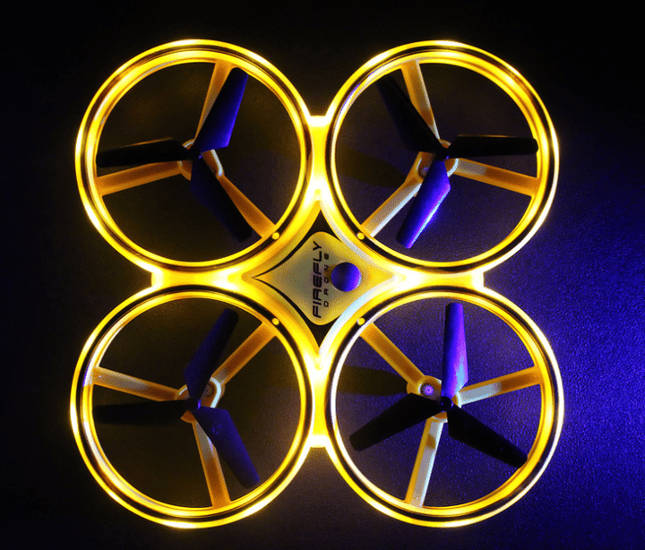 Drone - fjernstyrt - Quadrocopter (Gyro &amp; LED) | Luvikno
