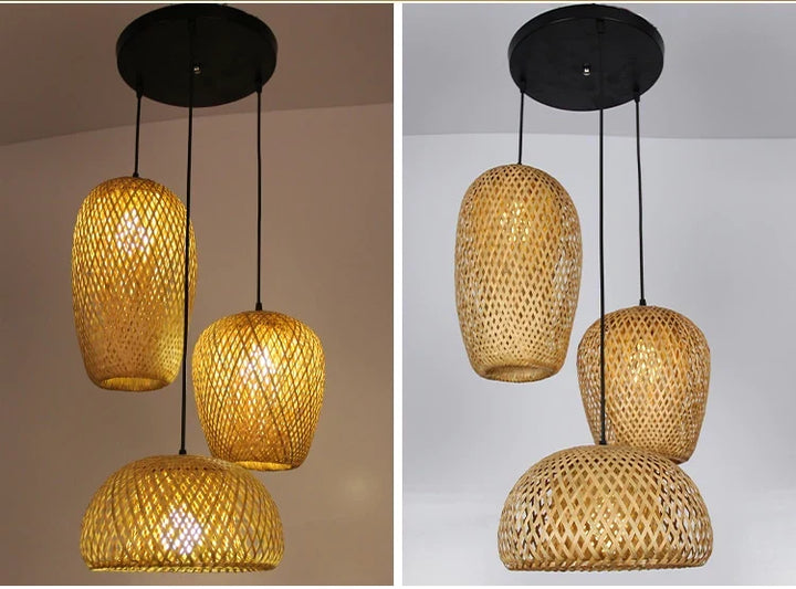 Rattan Pendellampe