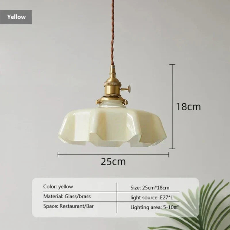 Fransk Messing Pendellampe - BrassChic | Luvikno