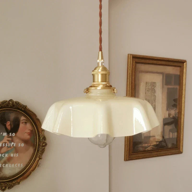 Fransk Messing Pendellampe - BrassChic | Luvikno