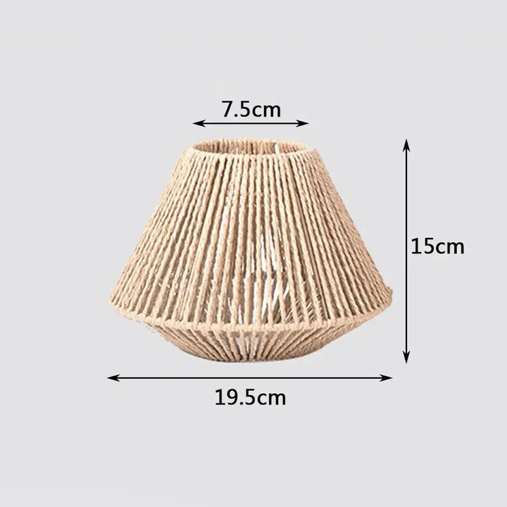 Luvikno | Elegant Rattan Pendellampe – Rustikk Geometrisk Belysning for Ethvert Rom