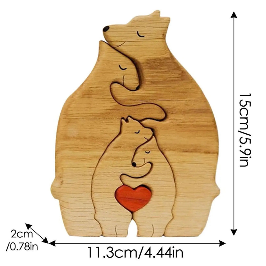 Loving Bears SammenkoLuviknoet Puslespill Dekor | Luvikno