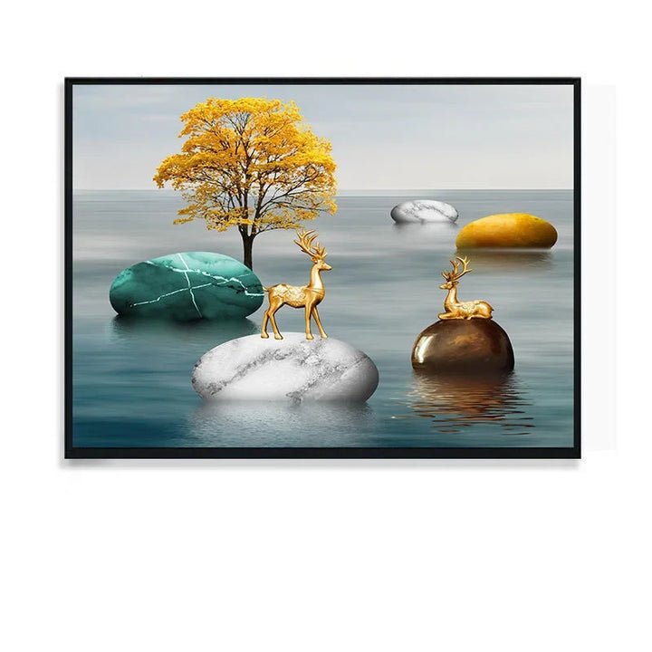 Art View Elegant Canvas Elektrisk Boksdeksel | Luvikno