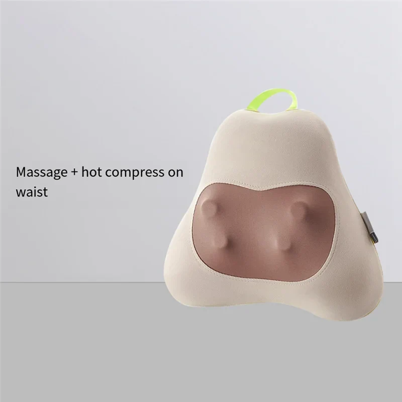 Ergonomisk Ryggstøtte Varme Vibrasjonsmassasjeapparat | Luvikno