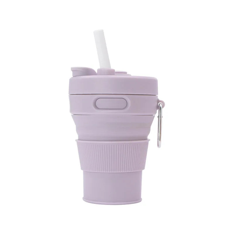 Gjenbrukbar Bærbar Sip-and-Go Sammenleggbar Kopp | Luvikno