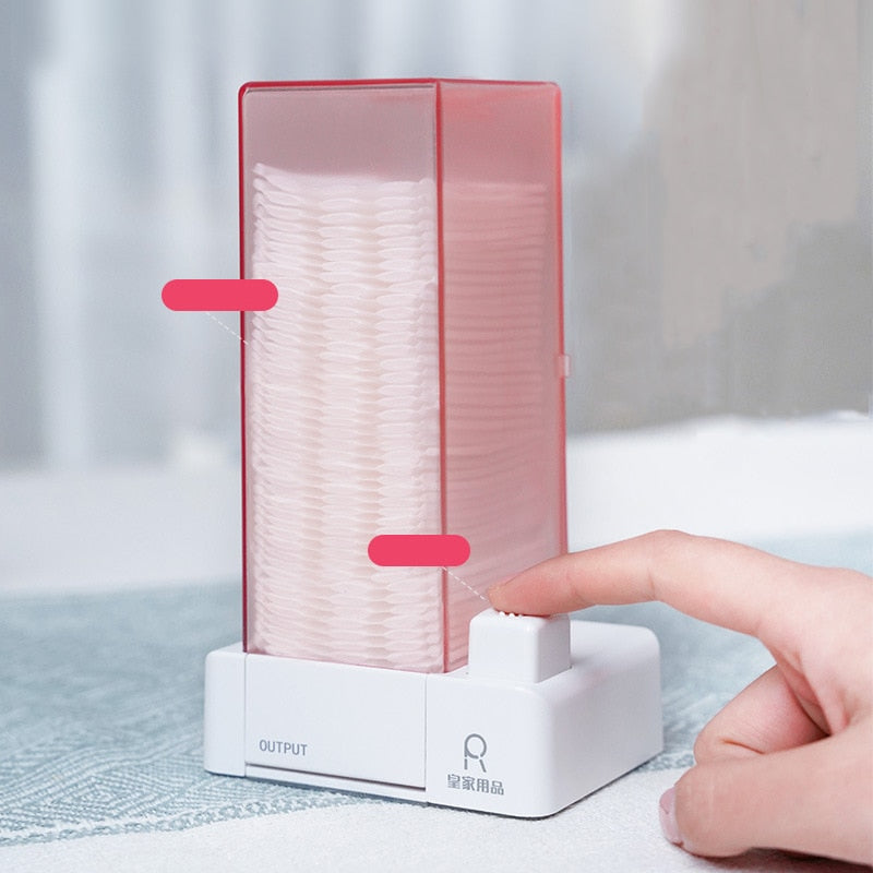 Makeup Bomull Pad Dispenser Boks | Luvikno