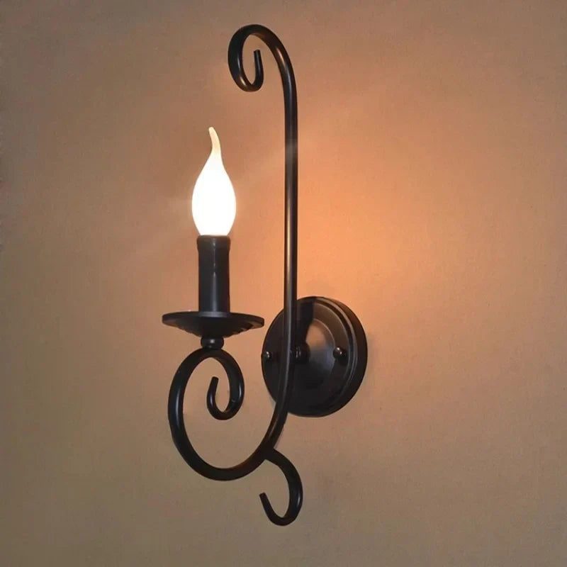 LuminousEra - Elegant Industriell Vegglampe for Soverom Luvikno