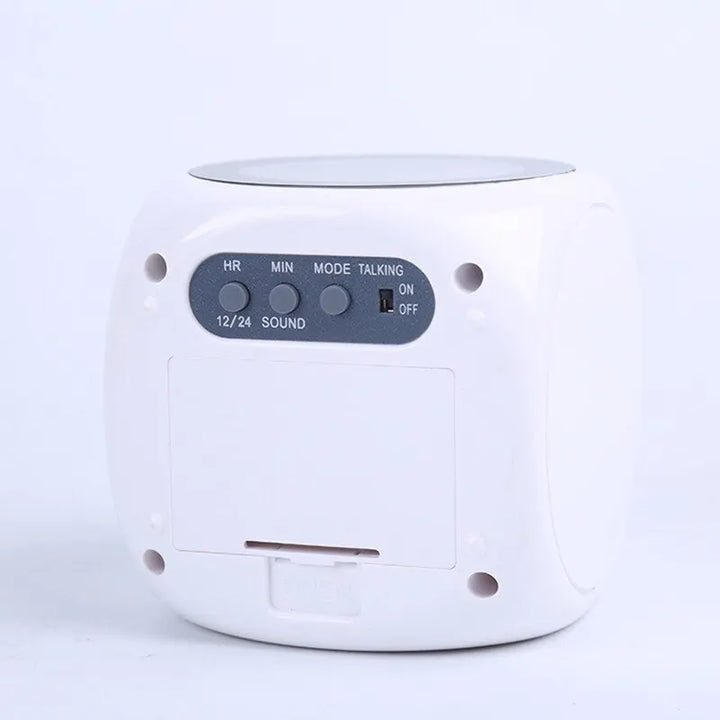Digital projeksjonsklokke med alarm, snooze-funksjon og romtemperaturvisning – Perfekt for soverom og kontor | Luvikno