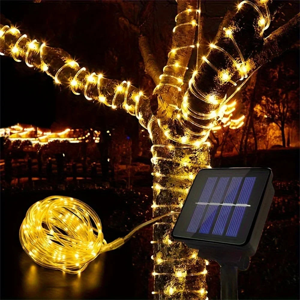Solar Vanntett LED Seil Lys Luvikno