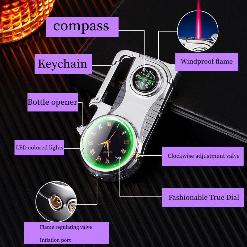 Compass Fire Camping Vindproof Tenner Klokke | Luvikno