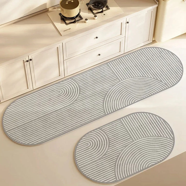 SafeStyle Nonslip Mat for Home – Modern Design & Washable Kunstleder | Luvikno