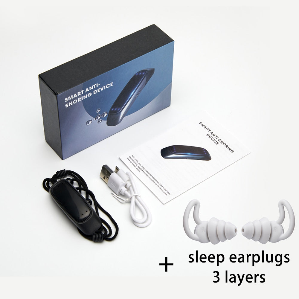 Intelligent anti-snorking-enhet med muskelstimulering