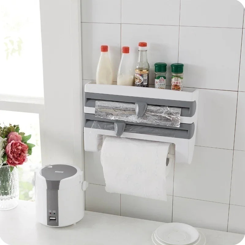 MultiFix 4-i-1 Kjøkkenrulleholder Luvikno