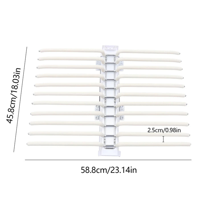 Smart Slide-Out Rail Cloth Organizer | Luvikno