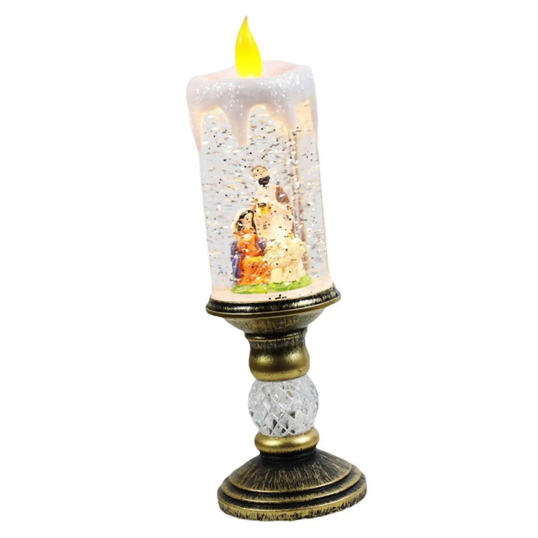 Crystal Echo Christmas Water Candle | Luvikno