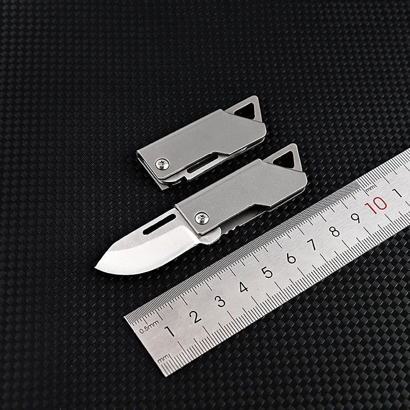 Foldbar Master Rustfritt Stål Overlevelses Mini Kniv | Luvikno
