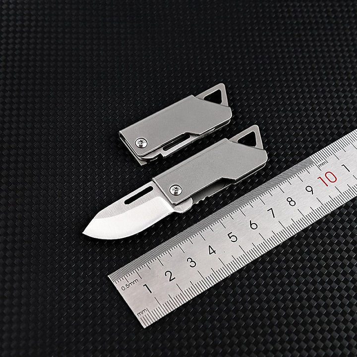 Foldbar Master Rustfritt Stål Overlevelses Mini Kniv | Luvikno
