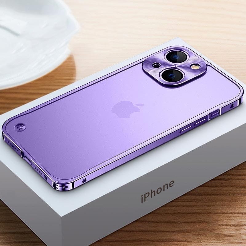 iPhone Aluminium-deksel | CNC-freset metallramme for beskyttelse | Flere farger