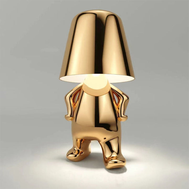 Moderne Gull Metall LED Bordlampe Luvikno