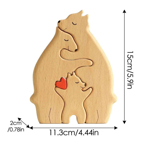 Loving Bears SammenkoLuviknoet Puslespill Dekor | Luvikno