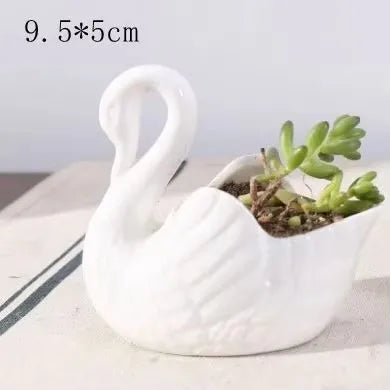 Swan Minimal Keramisk Potte | Luvikno