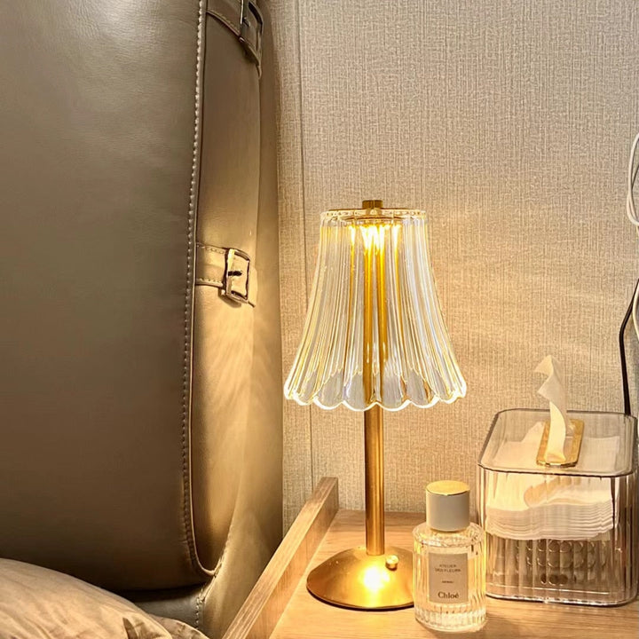 LED Retro Bordlampe USB-oppladbar - BrillianceGlow | Luvikno