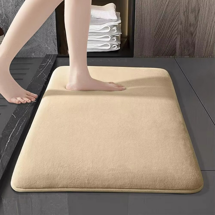 Luvikno | Ultra-absorberende, Antiskli Luksuriøs Korall Fløyel Bade Mat