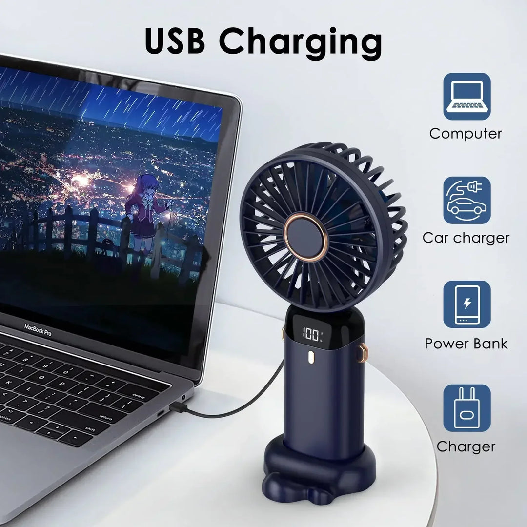 Elektrisk Vifte Bærbar Luftkondisjonering Mini Kjøler Oppladbare Nakke Vifter for Hjem Gratis Frakt Hånd Usb Kjøleblader | Luvikno