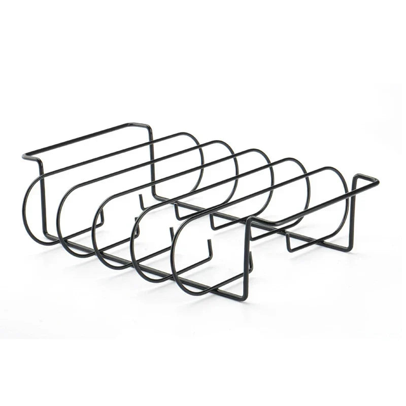 Luvikno | Rib Holder GrillMeister Pro | For 4 Racks | Non-Stick Coated | For Gassgrill & Ovnen