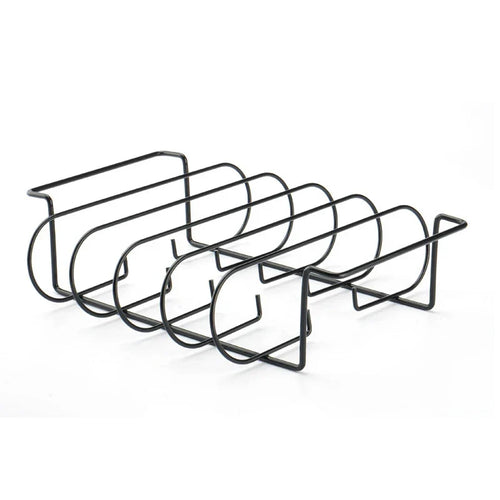 Luvikno | Rib Holder GrillMeister Pro | For 4 Racks | Non-Stick Coated | For Gassgrill & Ovnen