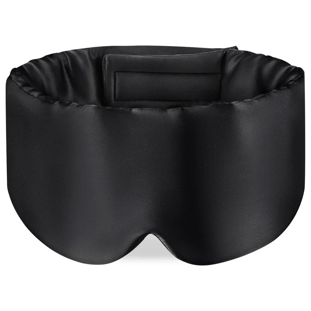 Luvikno | Silana DreamSil Søvnmaske laget av 100% Mulberry Silke | Lysblokkerende & Polstret | Supermyk & Pustende | For Reising, Søvn & Avslapning