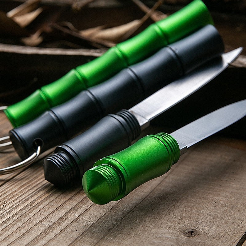 Bamboo Bærbar Selvforsvars Camping Kniv | Luvikno