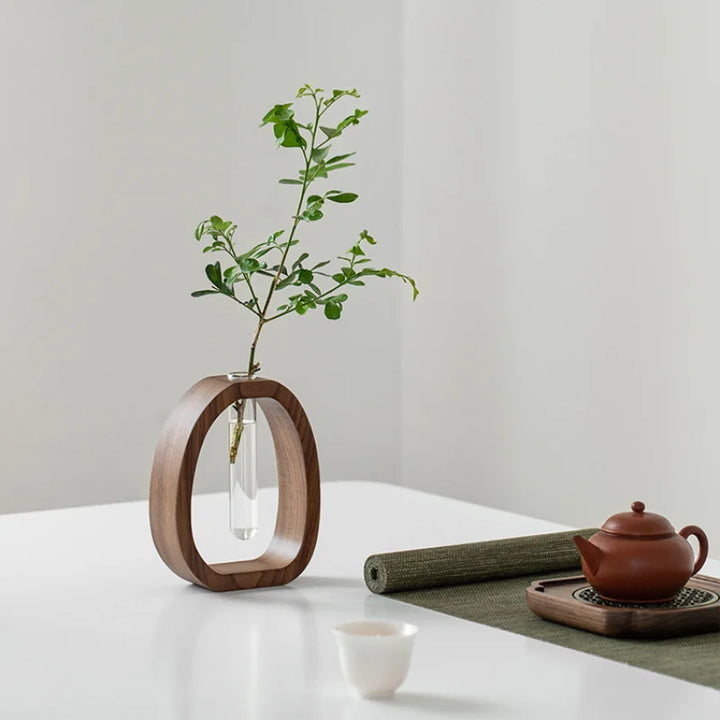 Oval treørt ramme enkel stilk vase | Luvikno