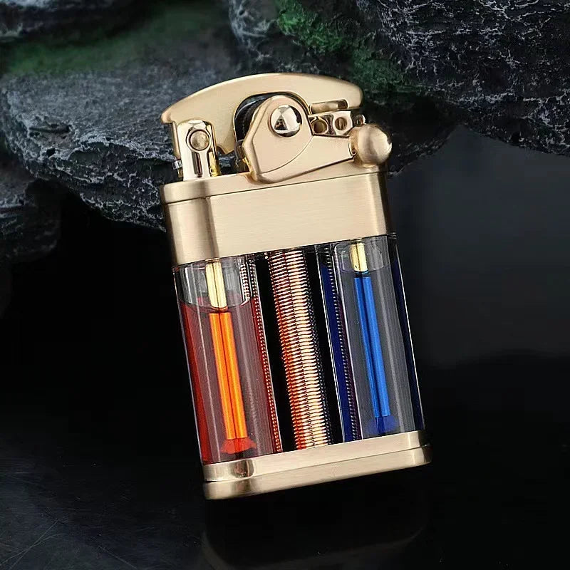 Multi-Fuel Gjennomsiktig Væske Kerosin Lighter | Luvikno