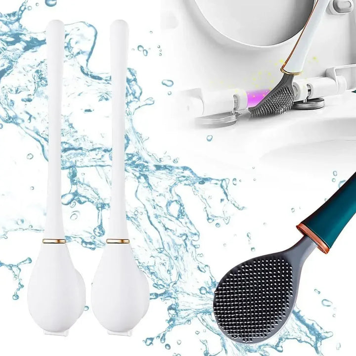 SumiClean - Slim silikon toalettbørste for badet ditt Luvikno