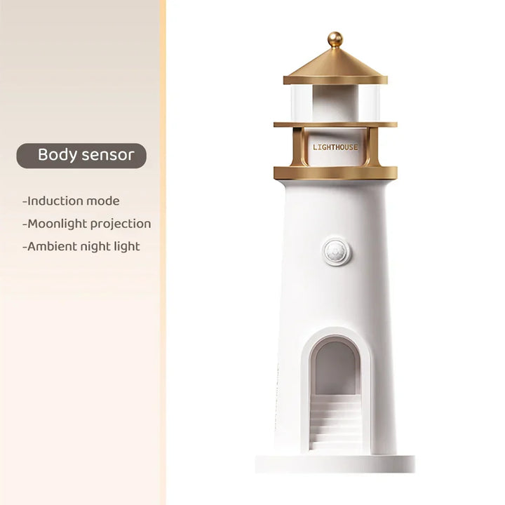 Lighthouse Ambient lys Luviknouetooth Musikk Dimmbar Projektsjon | Luvikno