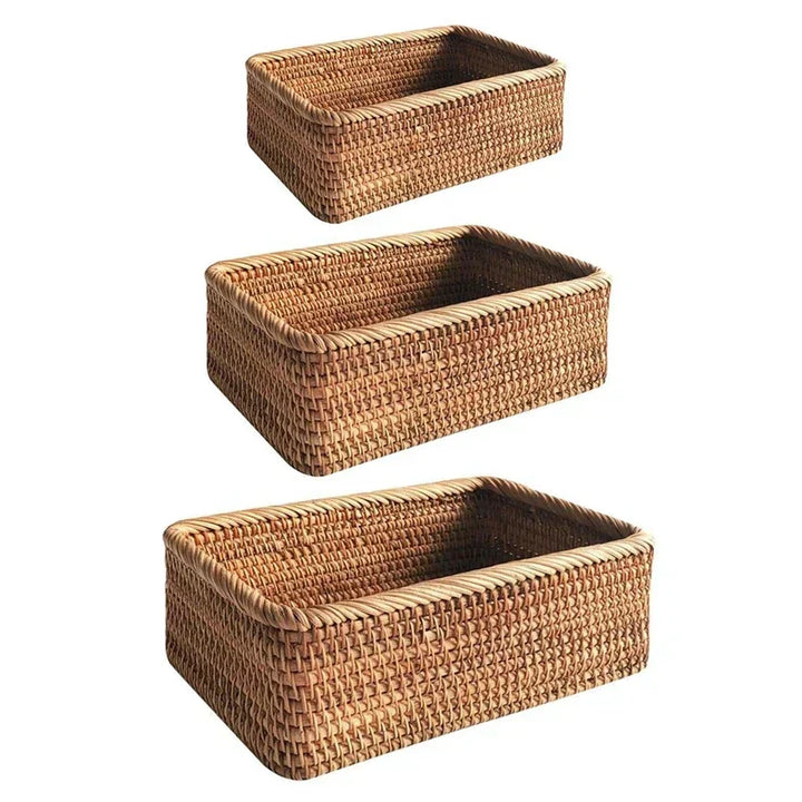 Luvikno | Håndvevd Rattan Pilkurv for Oppbevaring