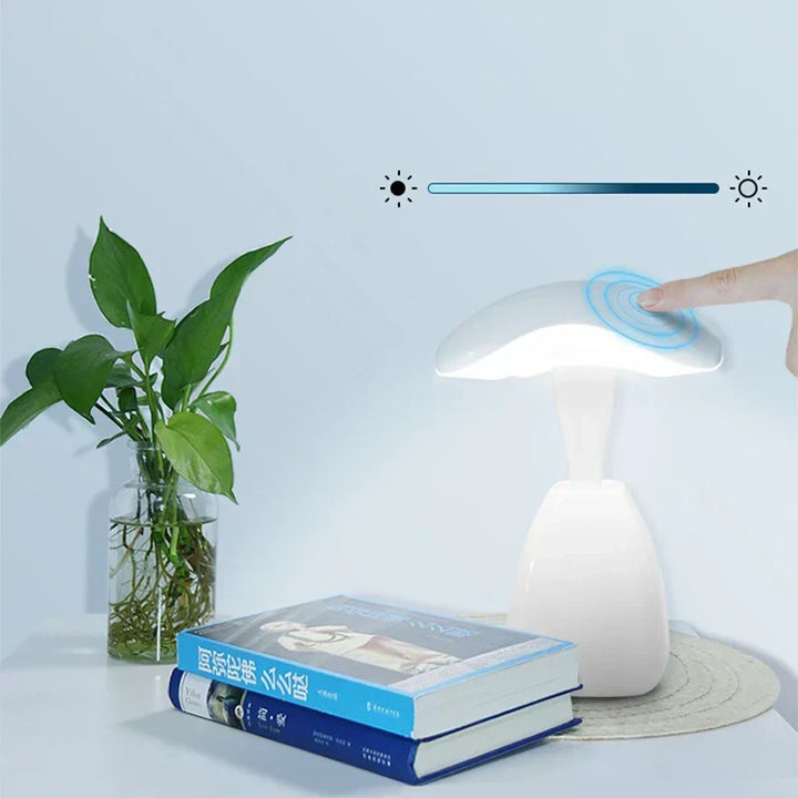 LED Touch Nattlampe – Moderne Dimbar Bordlampe for Soverom og Kontor | Luvikno