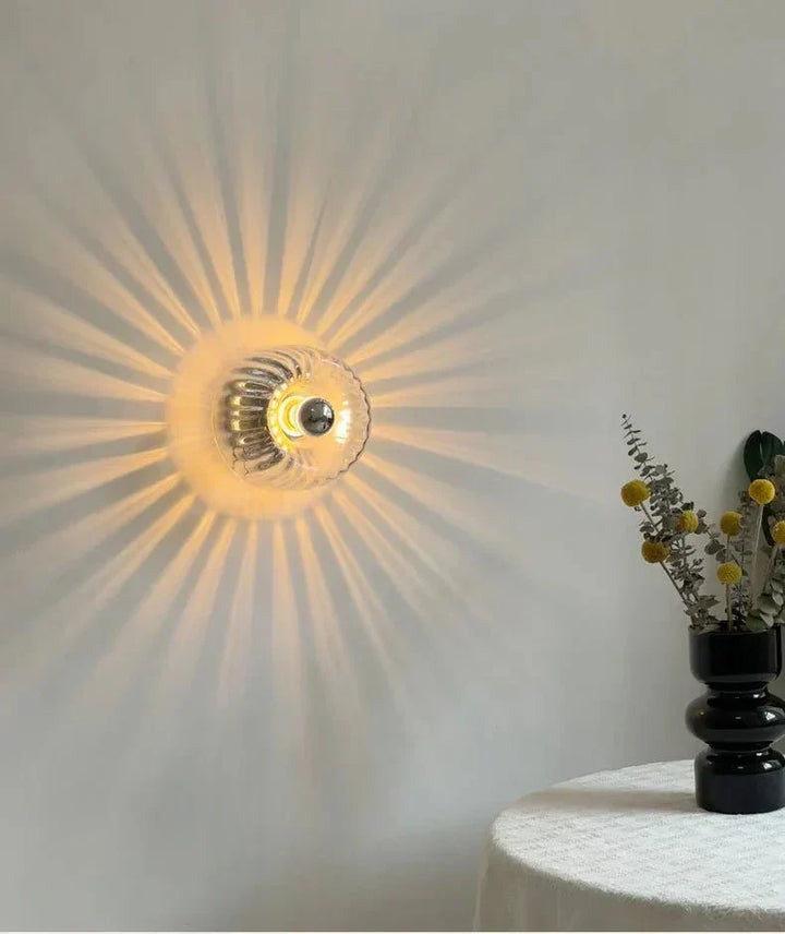 Skandinavisk Bauhaus Vegglampe Luvikno