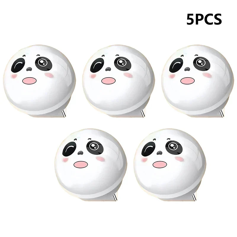 Søt panda stemmestyrt LED-nattlampe | Luvikno