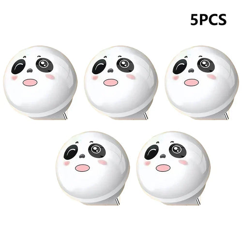 Søt panda stemmestyrt LED-nattlampe | Luvikno