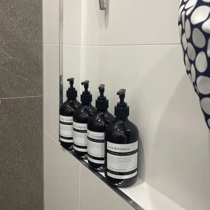 AmberLux 3-delt påfyllbar dispenser sett Luvikno