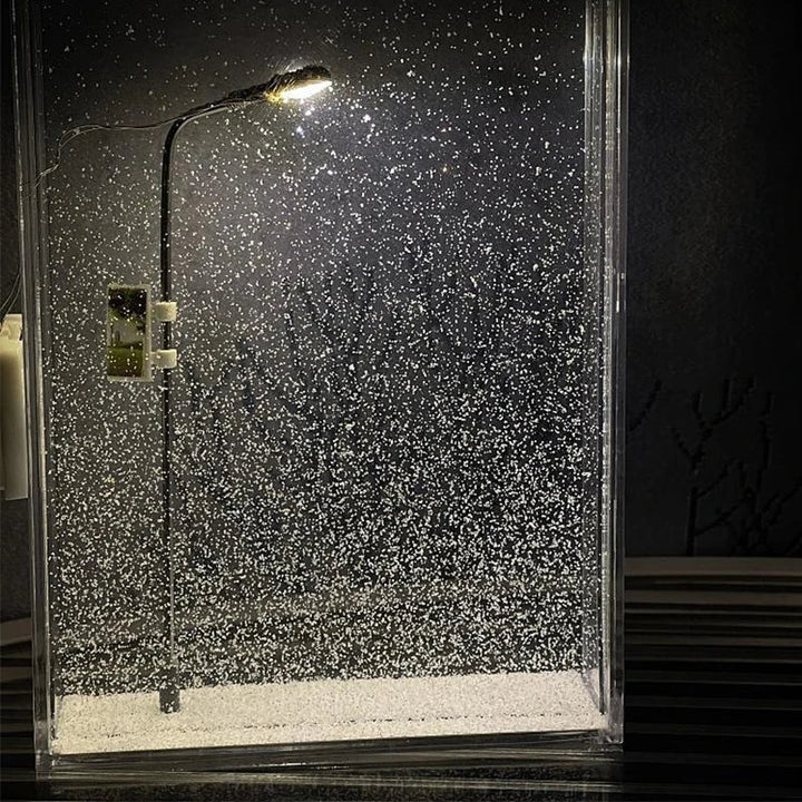 LED gatebelysning snøfall effekt dekor | Luvikno