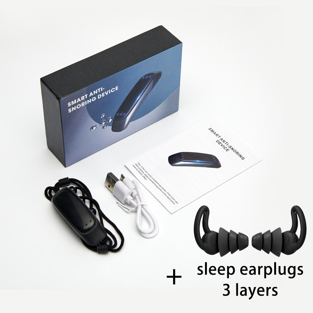 Intelligent anti-snorking-enhet med muskelstimulering